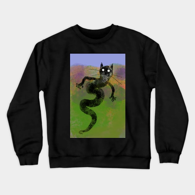 Tatzelwürm Crewneck Sweatshirt by ArtOfDannyDavies